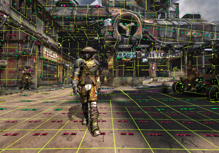 Megatextures visualized in id Software's 'Rage'.
