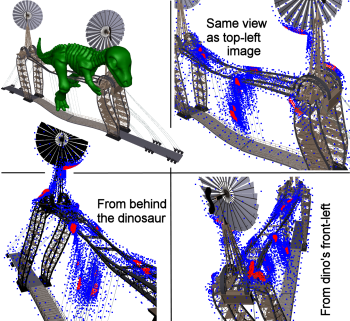 Deformable contact with 12 simultaneous contact sites